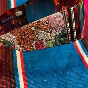 Ed Hardy rhinestone tiger sunglasses.